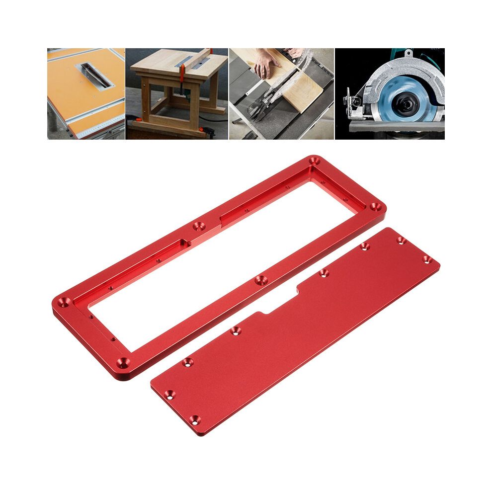 Electric Circular Saw Flip Cover Plate Adjustable Aluminium Surface Embedded Insert Plate For Table Saw 6906141228102