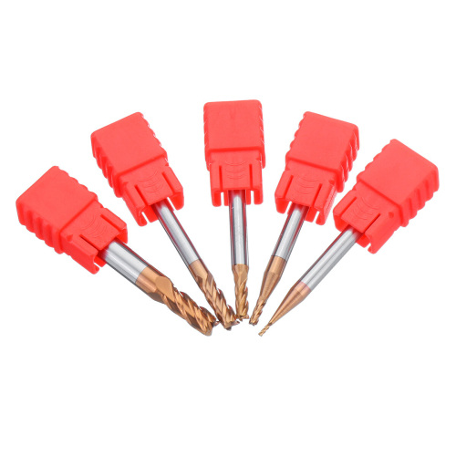 5pcs 1-5mm 4 Flute End Mill Milling Cutter CNC Tools Set 1