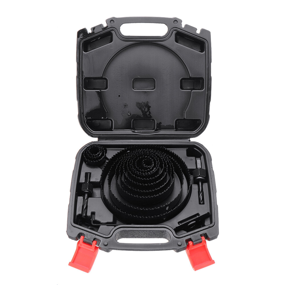 Drillpro 19Pcs Hole Saw Cutter Kit With 13Pcs Saw Blades 19-152Mm Woodworking Holesaw Cutting Kit Drill Bit Set For Soft Wood, Plywood, Drywall, Pvc 6906140626961