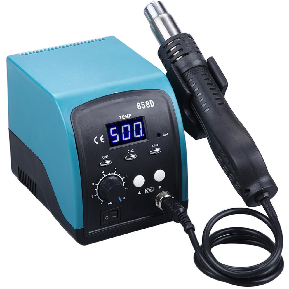 858D 750W Hot Air Heater Led Digital Lead-Free Bga Rework Soldering Station Smt Desoldering Station 220V/110V 6900075248472