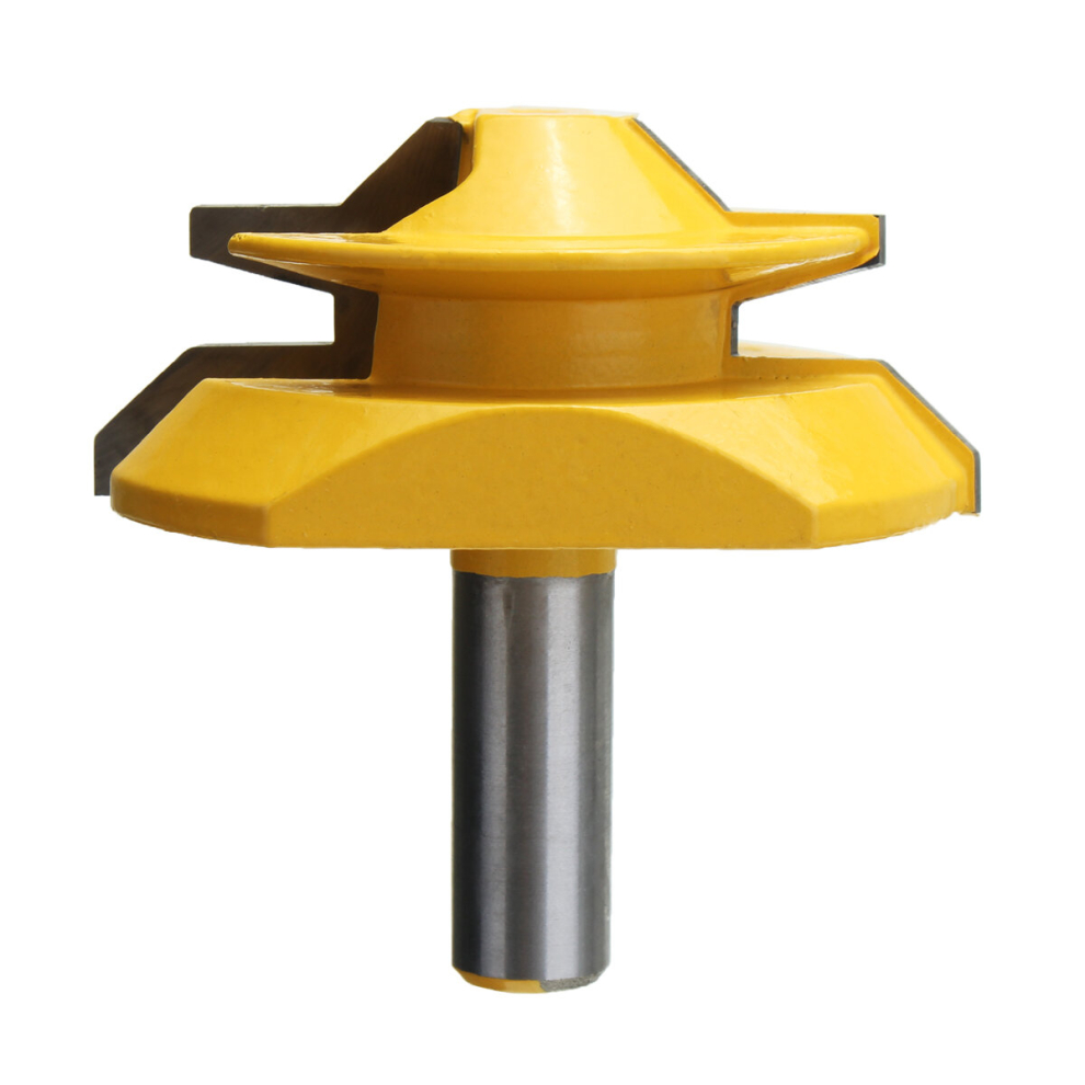 1/2 Inch Shank 45 Degree Lock Miter Router Bit Woodworking Cutter 690126781138