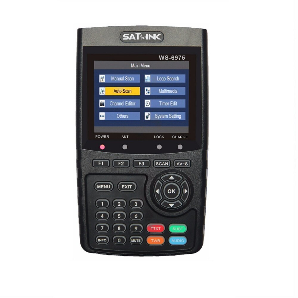 Satlink Ws-6975 Dvb-T Dvb-T2 Satellite Finder Mpeg-2 Mpeg-4 H.265 3.5Inch High Definition Tft Lcd Screen 6900065064402