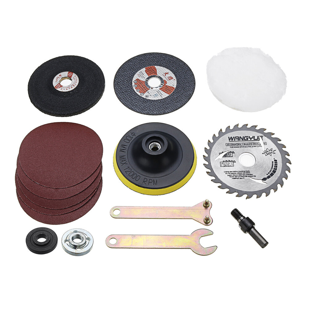 10Mm Electric Drill Converter Spindle Adapter M10 Angle Grinder Connecting Rod For Grinder Cut Off Wheels Disc Polishing 3796736915462