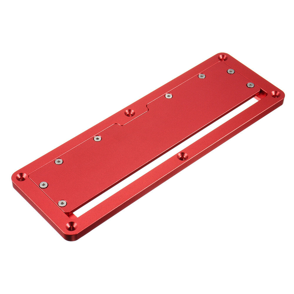 Electric Circular Saw Flip Cover Plate Flip-Floor Table Cover Plate Adjustable Aluminium Router Insert Plate For Table Saw Woodworking Tool 787825656260