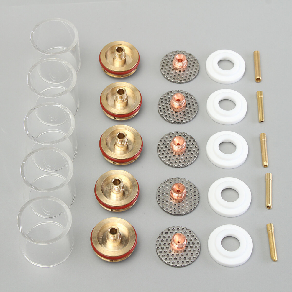 Large Jumbo Champagne Tig Welding Torch Tools Weld Pyrex Cup Kit Torches 9 20 Gas Lens 3/32 6900186504306