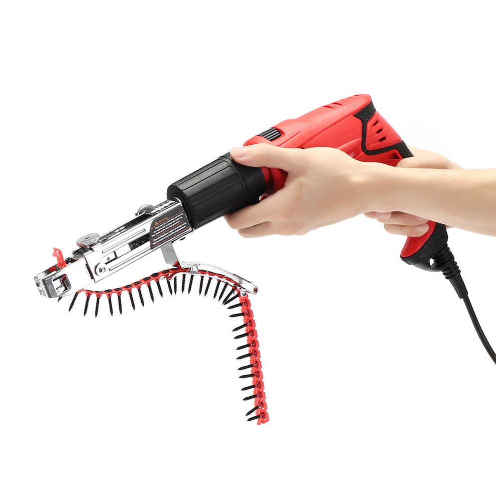 Drillpro 4Pcs Automatic Chain Nail Adapter Screw Electric Drill Attachment For Cordless Electric Woodworking Tool 6906141340392