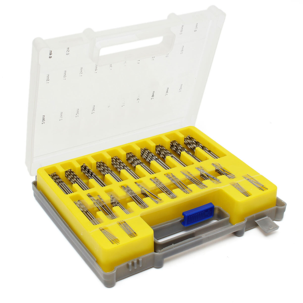 150Pcs 0.4Mm-3.2Mm Micro Twist Drill Bit Set Mini Hss Straight Shank Drill 334219354228