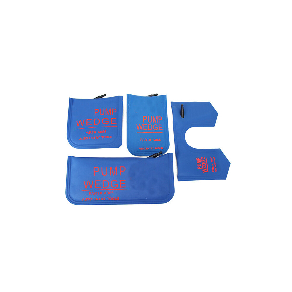 4Pcs Pump Wedge Air Wedge Auto Locksmith Tool S/M/L/U Lock Pick Set Air Bag Lock Pick Tools 6901251059486