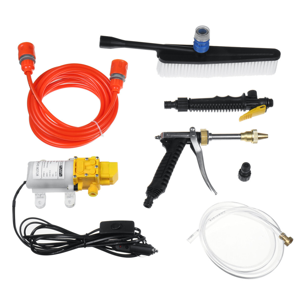 12V 120W Portable High Pressure Car Wash Spray Guns Foam Sprayer Washer Cleaner Water Pump 6900086196212