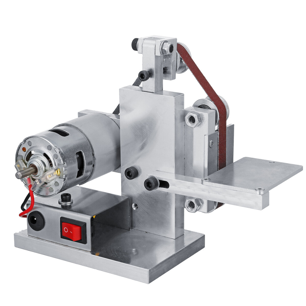 220V Diy Mini Belt Sander Knife Apex Edge Sharpener Grinding Polishing Machine 330X10mm Belt 7450089462924