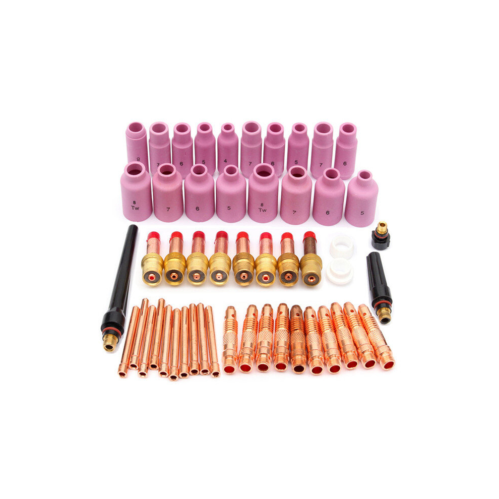 51Pcs Tig Kit & Tig Welding Torch Consumables Accessories Set 712306151842