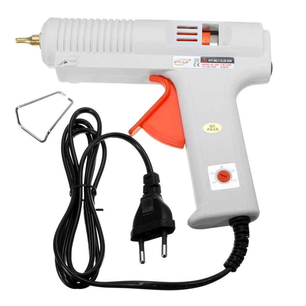 Nl-308 Adjustable 110-240V 100W High Temp Heater Thermostat Hot Melt Glue Gun Adhesive Repair Tool 8111170481376