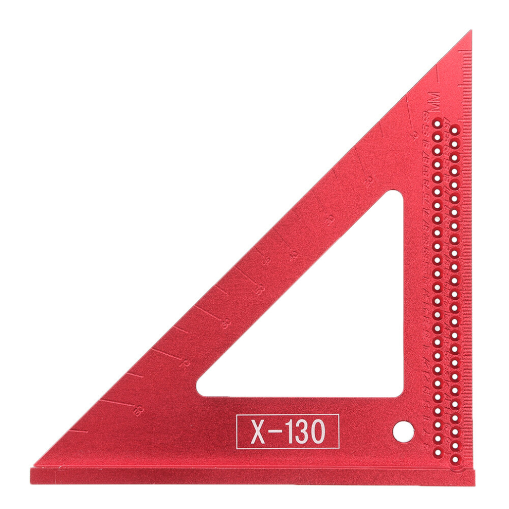 Woodworking Scriber Precision Triangle Marking Ruler Hole Positioning Measuring Ruler 931213625349