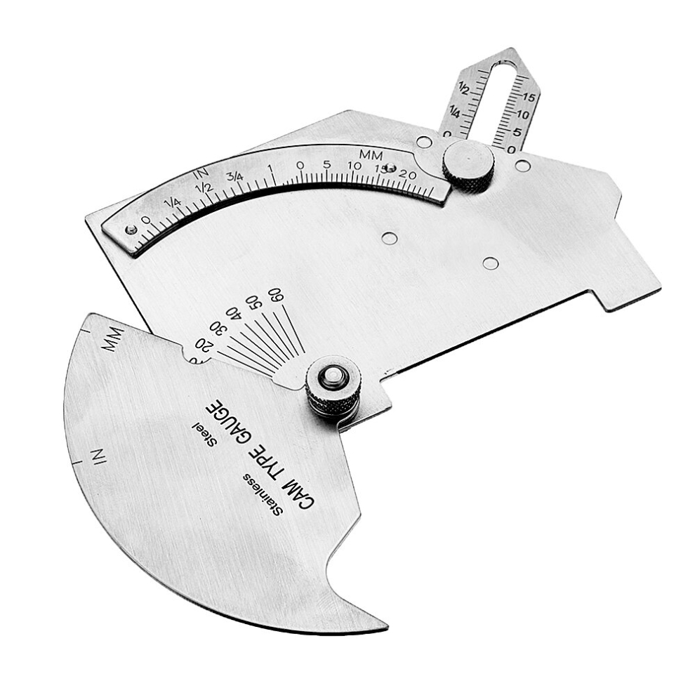 Machifit 50Mm Stainless Steel Welding Gauge Bridge Cam Gauge Test Ulnar Welder Inspection Gage 6906138107892