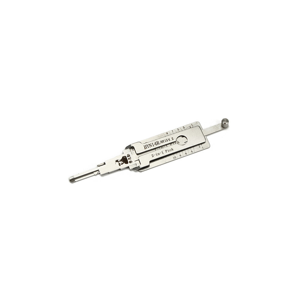 Daniu Hyn14r/Hy15 2 In 1 Car Door Lock Pick Decoder Unlock Tool Locksmith Tools 6901251428114