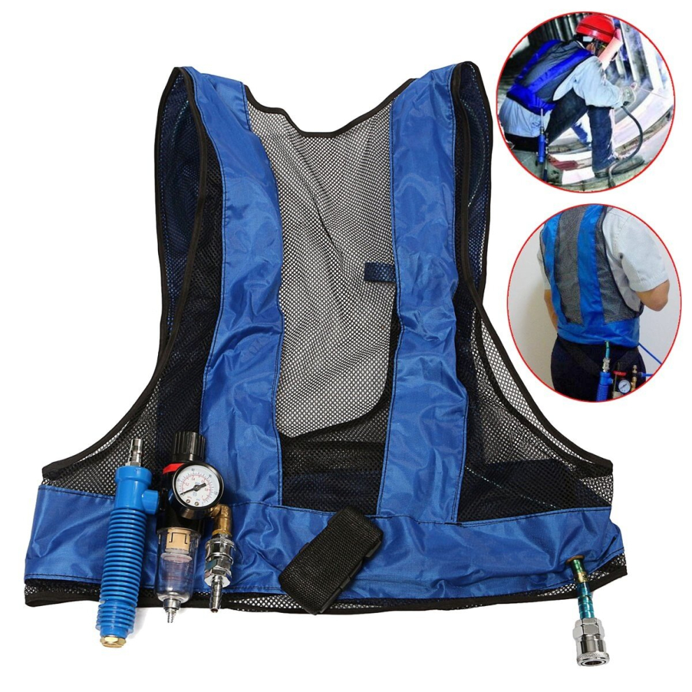 Vortex Tube Air Conditioner Waistcoat Compressed Air Cooling Vest Welding Steel 7908165152158