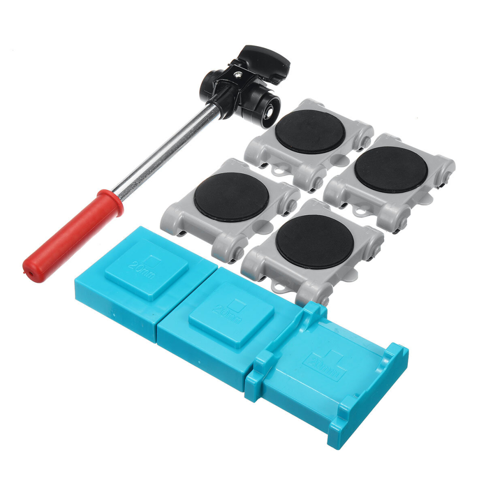 8Pcs Heavy Duty Furniture Mover Wheel Lifter Roller Transport Shifter Slider 6039578598897