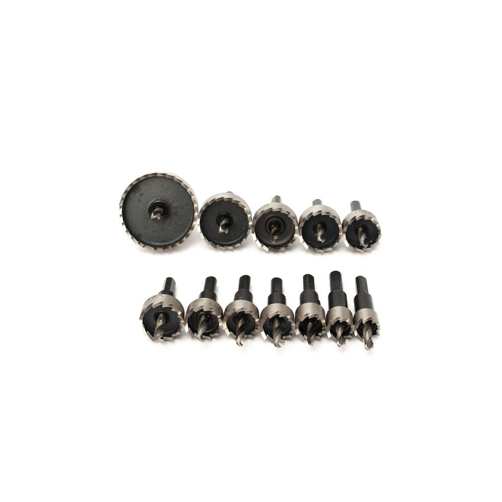 12Pcs 15-50Mm Hss Hole Saw Cutter Hss Drill Bits Set 610256135212