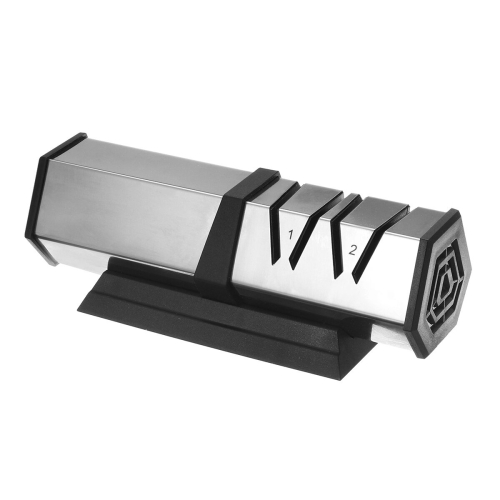 Red or Black Electric Knife Sharpener 2-Stage Diamond Ceramic Coated Sharpening System 2