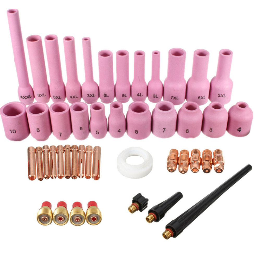 46Pcs Tig Gas Lens Collet Body Assorted Size Kit For Tig Welding Torch Sr Wp9 20 649490710060