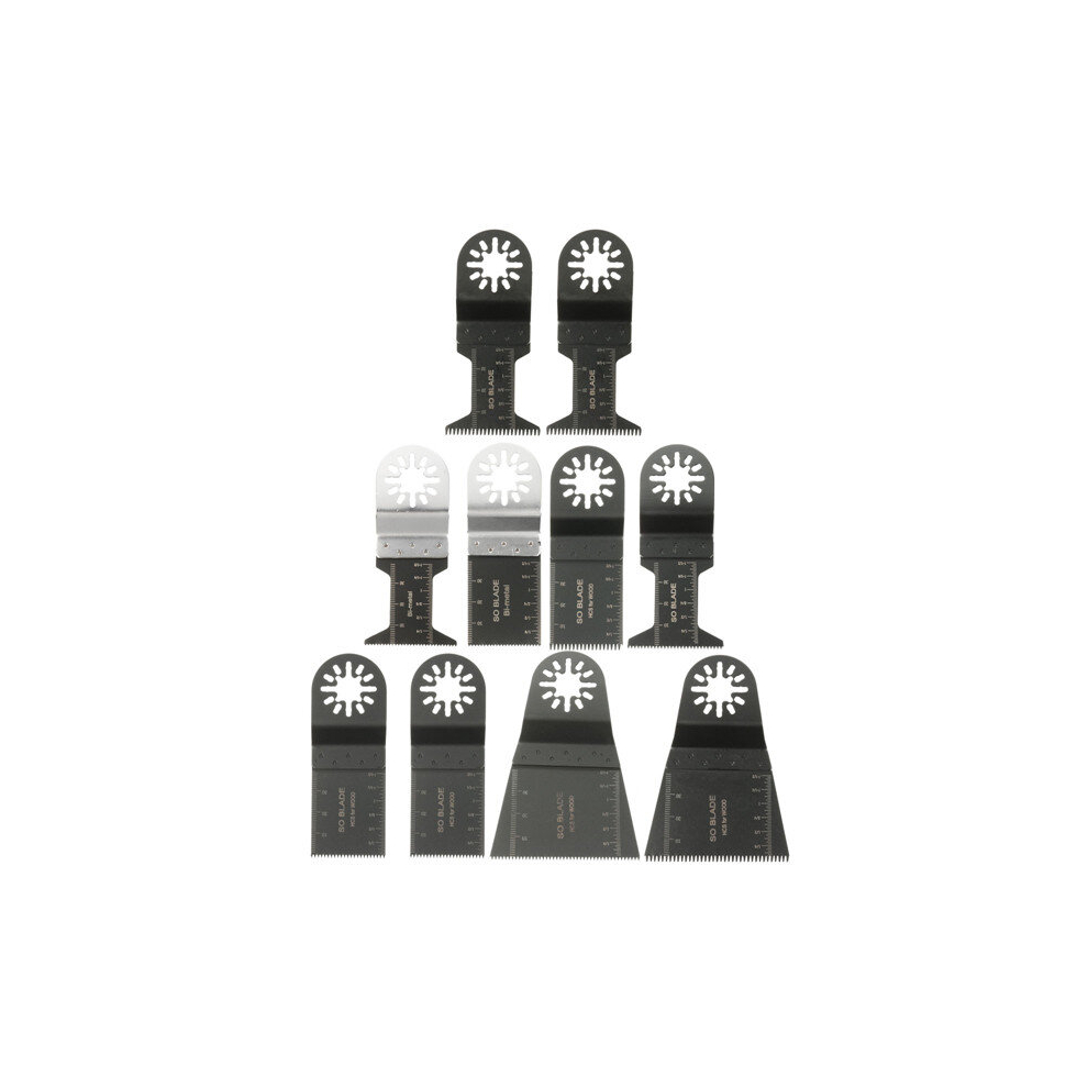 10Pcs Mix Saw Blade Set Oscillating Multitools For Fein Multimaster Bosch Einhell Makita 700037159251