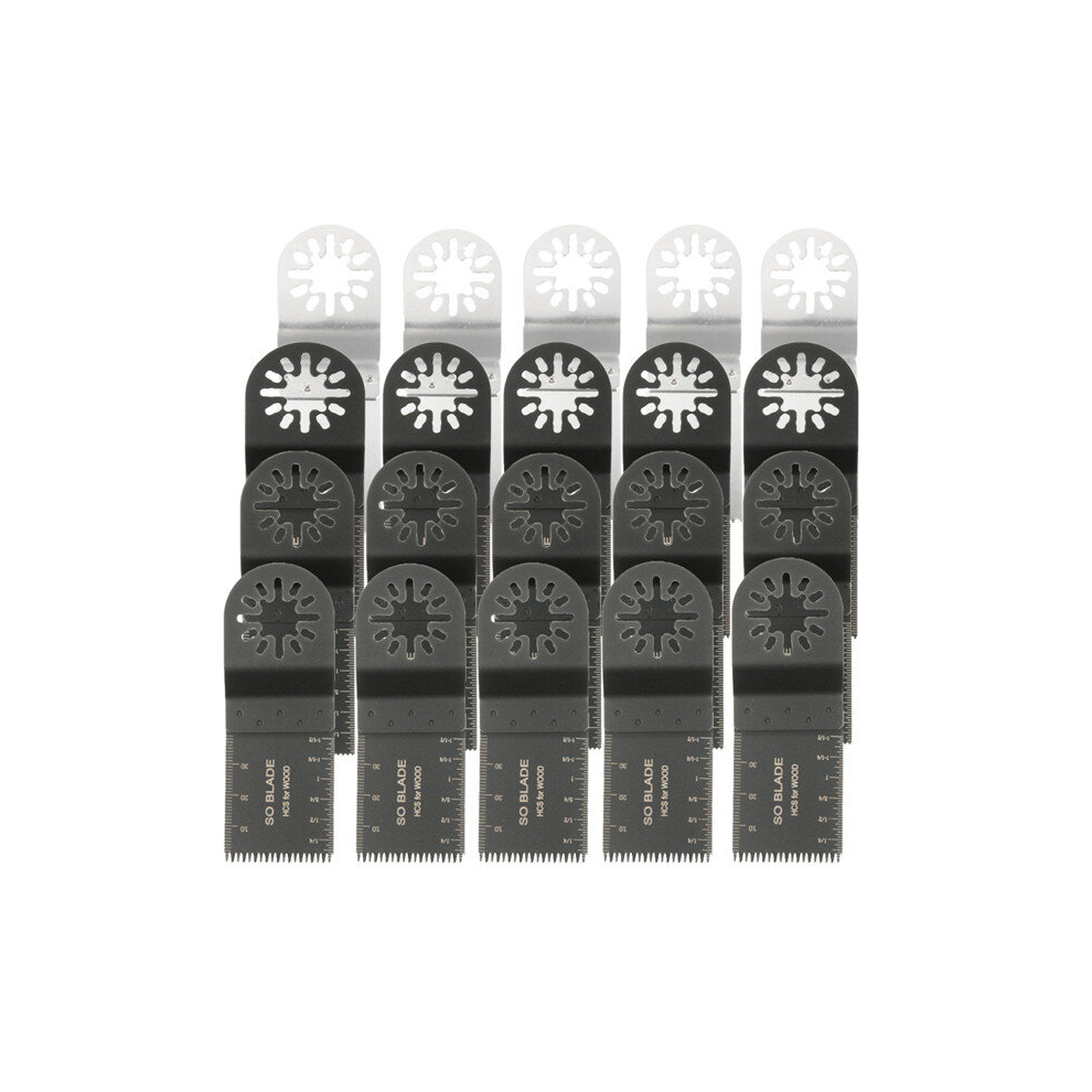 20Pcs Mix Saw Blade Oscillating Multitool Set For Fein Multimaster For Bosch For Makita Skil Saw Blade 743022370323