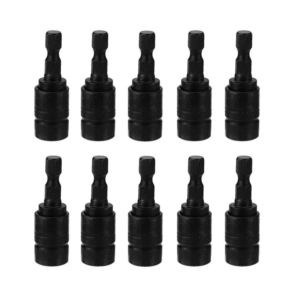 Drillpro 10Pcs 1/4 Inch Hex Socket Adapter Drill Chuck Converter Impact Driver For Electric Hammer 6900745789885