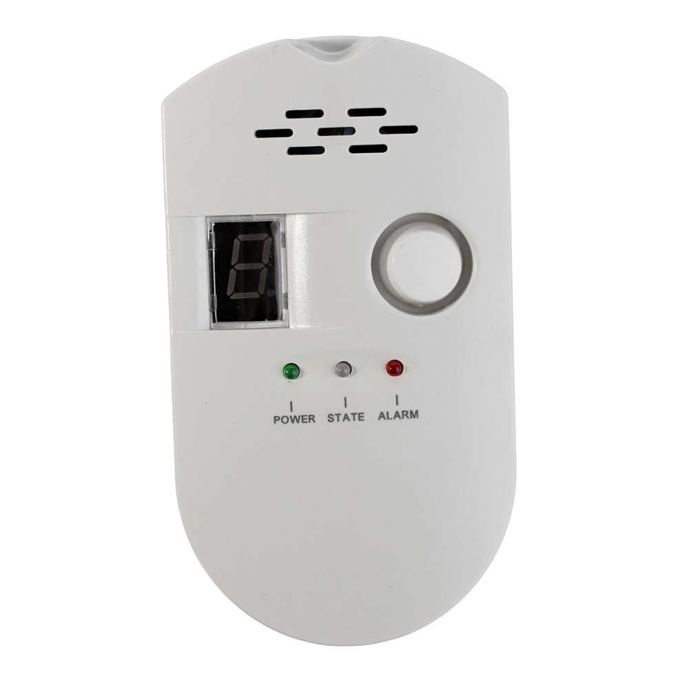 Led Display Sensitivity Lpg Lng Coal Gas Leak Detector Alarm Monitor Alarm Sensor 755333333348