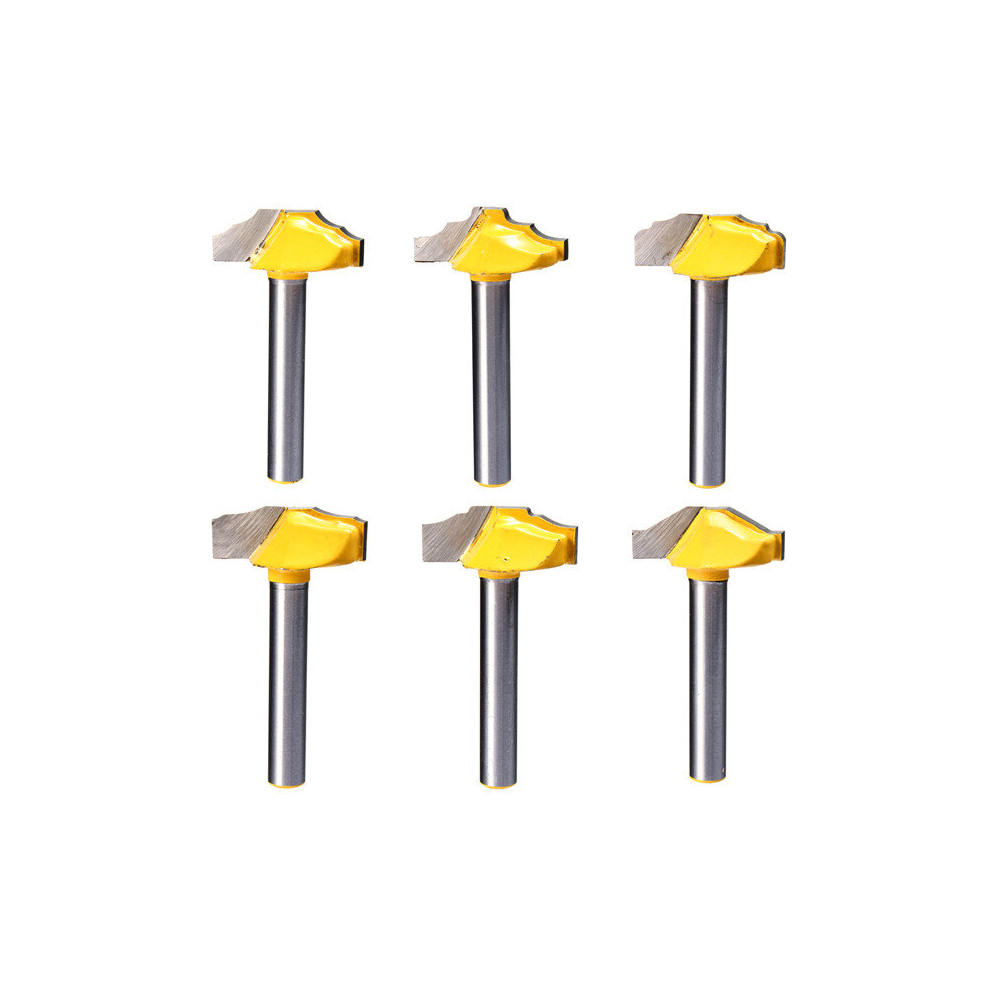 6Pcs Cnc Groove Engraving Router Bit Chamfer Trimmer Wood Mill Carving Woodworking Tool 791177525617