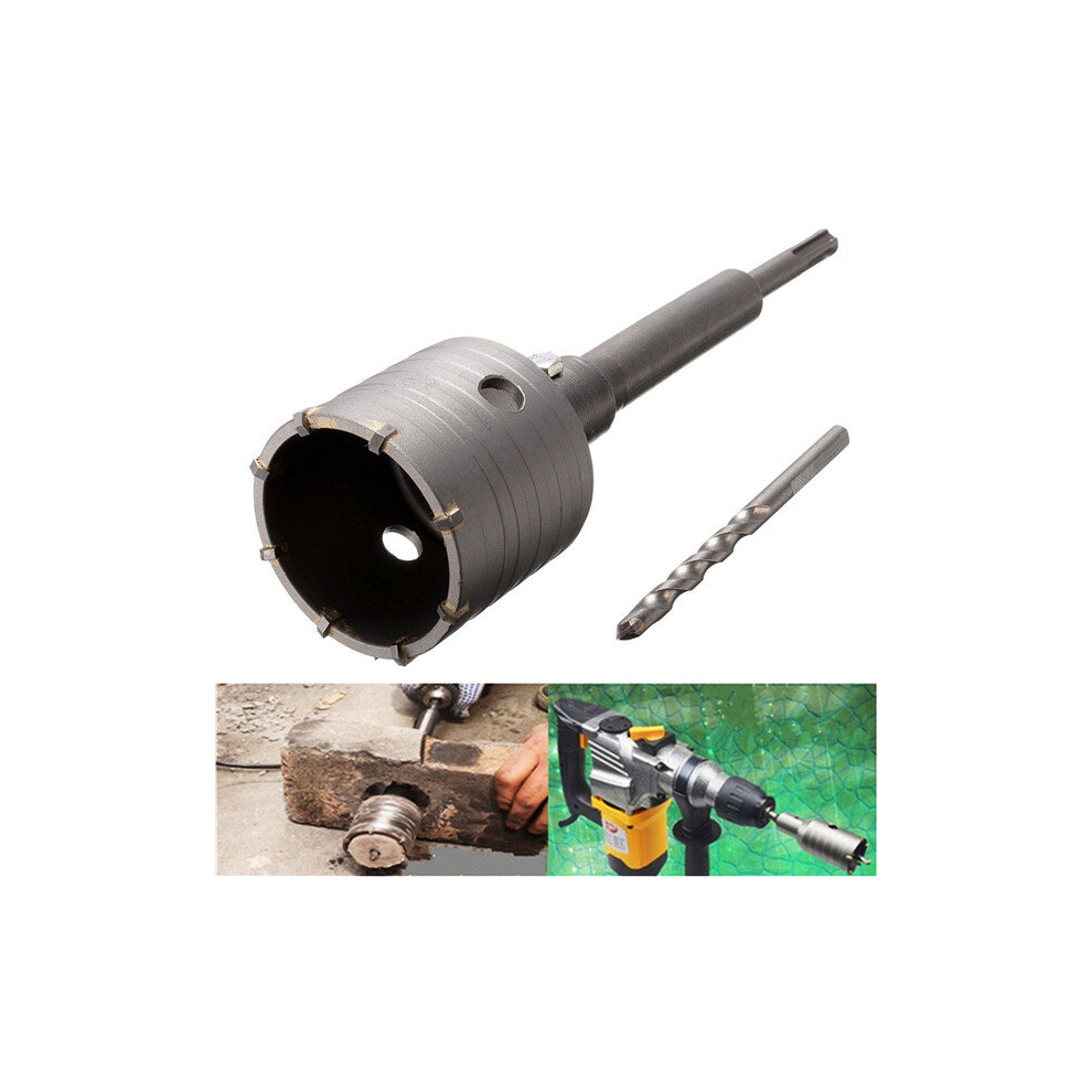 65Mm Hole Saw Cutter Drill Bit With Sds Plus Shank For Concrete Cement Stone Wall 1399835366856