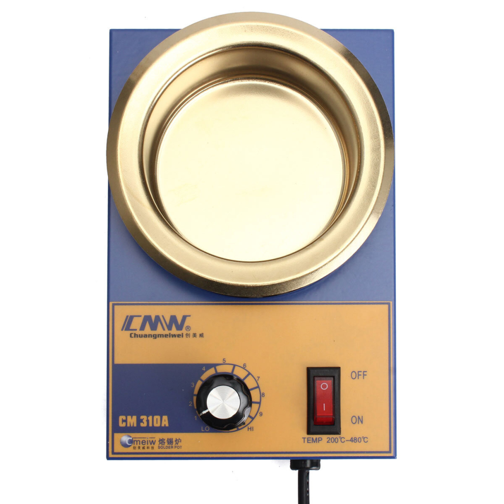 Cm310a 220V 300W 100Mm Stainless Steel Solder Furnace Melting Soldering Pot 791327082427