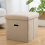 Multifunctional Foldable Fabric Storage Stool Bench Box Foot Stool Folding Chair 5