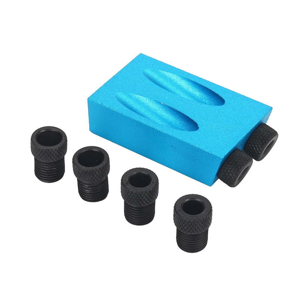 15 Degree Drilling Angle Pocket Hole Screw Jig Dowel Drill Joinery Kit Carpenters Woodwork Tool Carpentry Locator 6256805272553