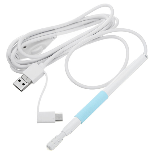 3 in 1 6LED 5.5mm Borescope Android USB Type C Inspection Otoscope Camera