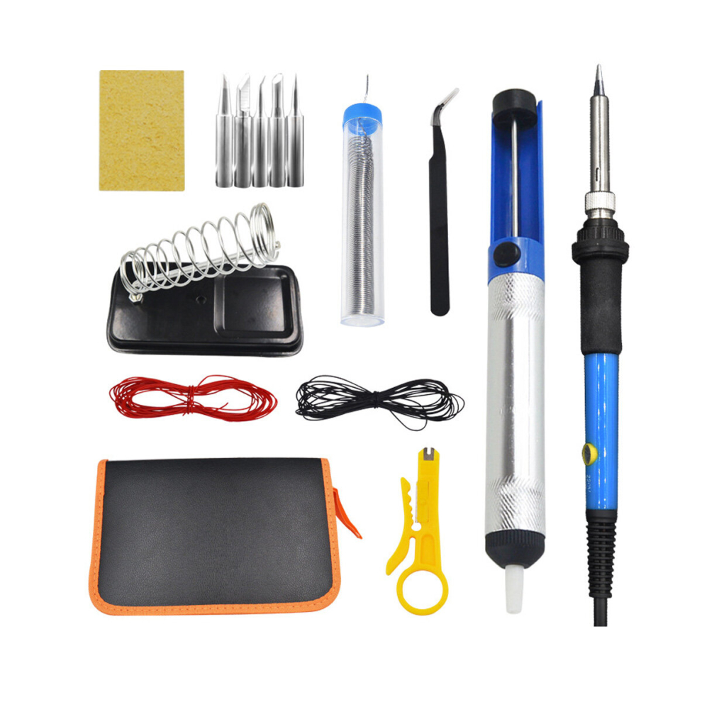 60W Electric Soldering Iron Kit Solder Welding Tool Stand Adjustable Temperature 881130006601