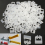200Pcs 1mm White Ceramic Tile Tiling Accessibility Spacers Plastic Clip 2