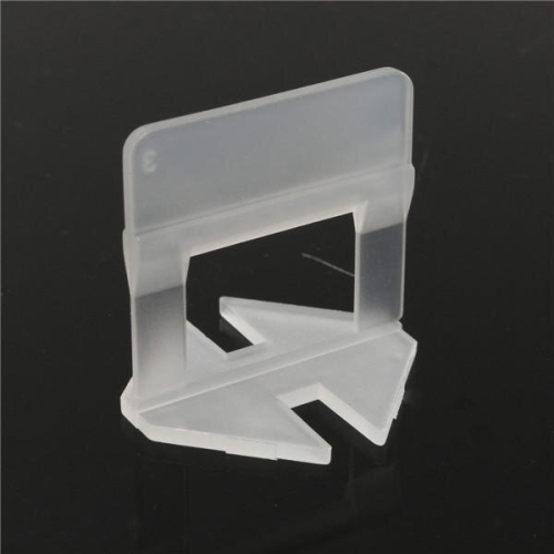 200Pcs 1mm White Ceramic Tile Tiling Accessibility Spacers Plastic Clip 2