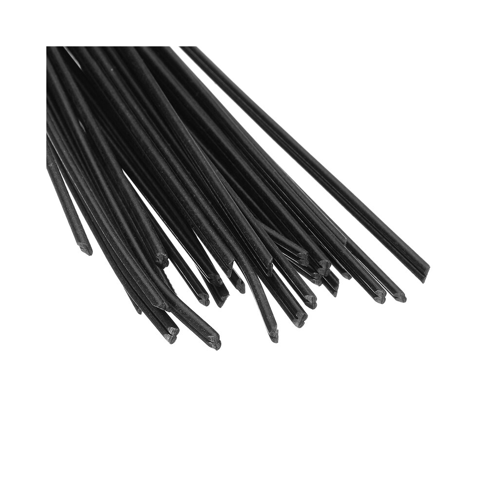 40Pcs Black Pp Plastic Welding Rods For Plastic Weldeing Gun/Hot Air Gun/Welding Tool 6901250694343