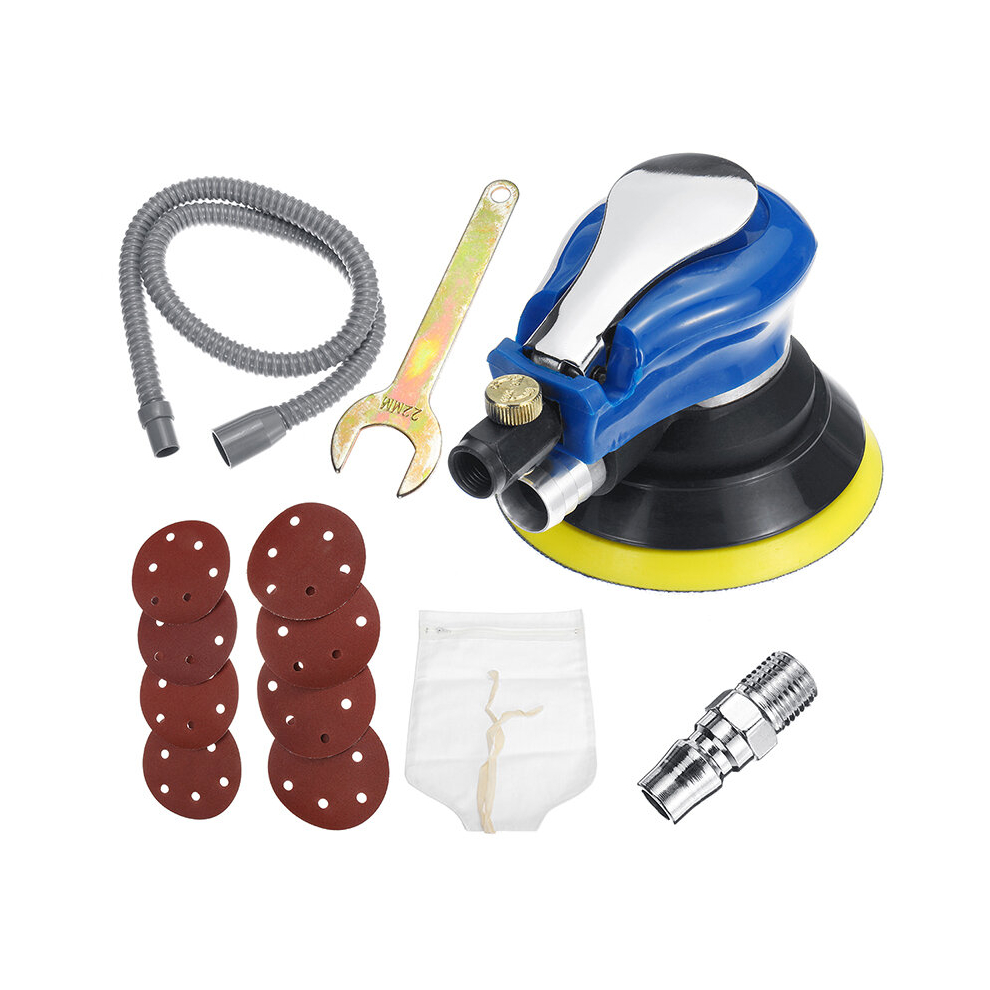 Polishing Sander Dual Action Sander Pneumatic Orbit Polisher Grinding Sanding Tools With Sanding Discs Pad 791797032236