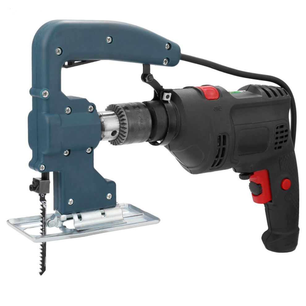 Multifunctional Electric Drill Saw Converter Power Drill To Jig Saw Reciprocating Saw File Adapter Wood Cutter 791730162167