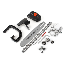 11.5 Inch Electric Chainsaw Stand Bracket Set Changed 100 125 Angle Grinder Into Chain Saw
