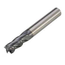 10mm Diameter 4 Flute Tungsten Carbide End Mill 75mm Length Flat Bottom End Mill