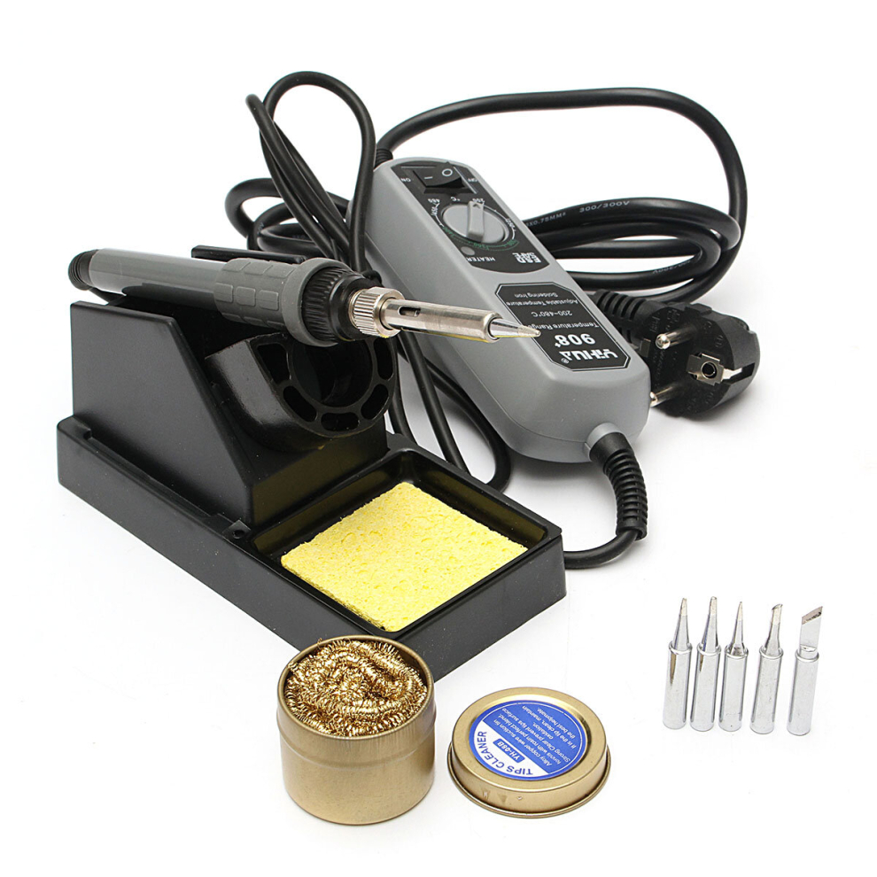 Yihua 908+ 220V 60W Electric Iron Soldering Station Welding Rework 6900615053030