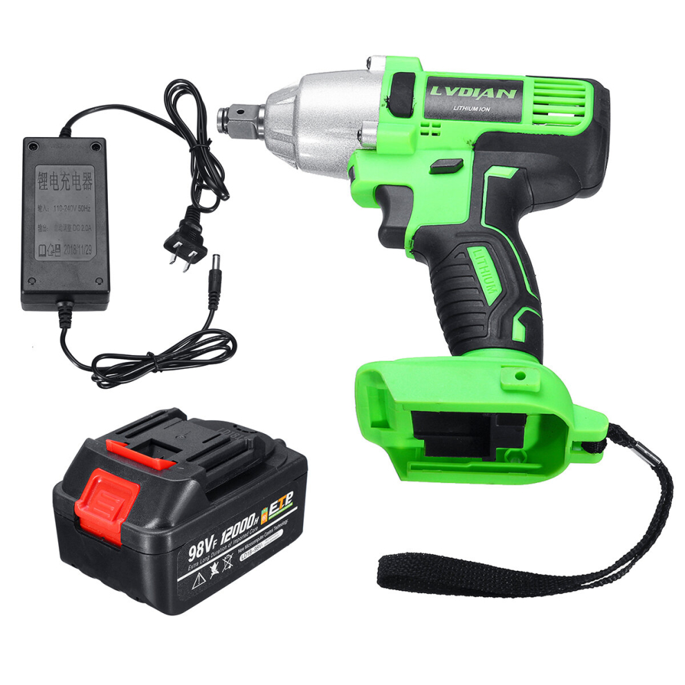98Vf 110-240V Electric Wrench 12000Mah Electric Power Wrench Tool 300743167191