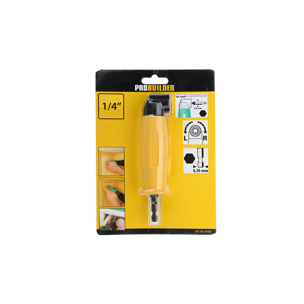 Drillpro 90 Degree Angled Electric Drill Right Angle Driver Reversible Ratchet Screwdriver Adapter 600182735419