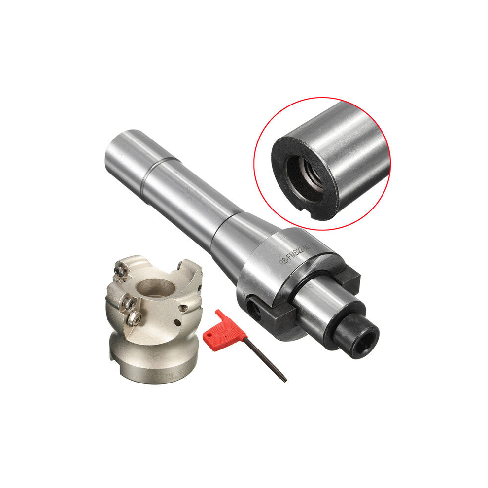 R8 Fmb22 Straight Shank Arbor Emr 5R 50-22 Face End Mill Cutter For Rpmw1003 Inserts 791177565873