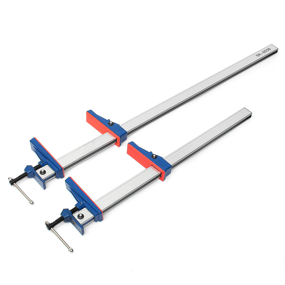 24/36 Inch Aluminum F-Clamp Bar Heavy Duty Holder Grip Release Parallel Adjustable Woodworking Tool 711181047554