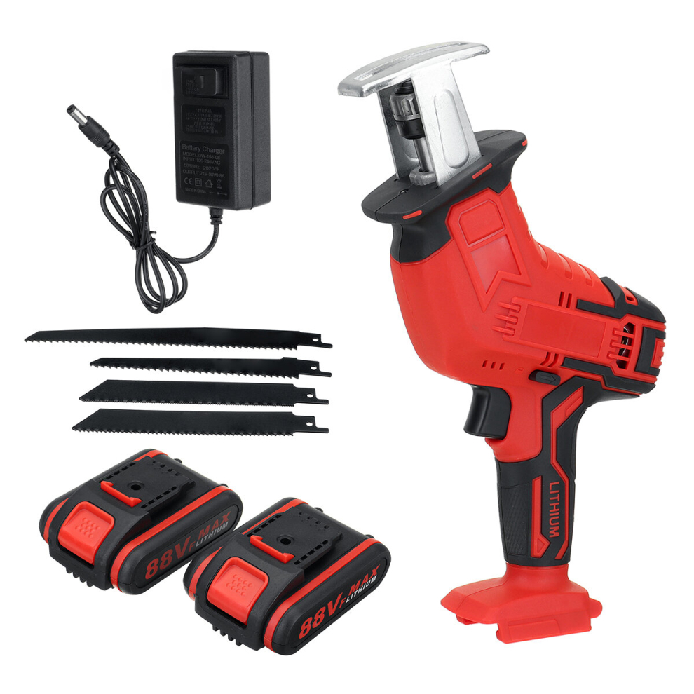 88Vf Electric Reciprocating Saw Outdoor Cordless Portable Saw Woodworking Cutter 6906141689880