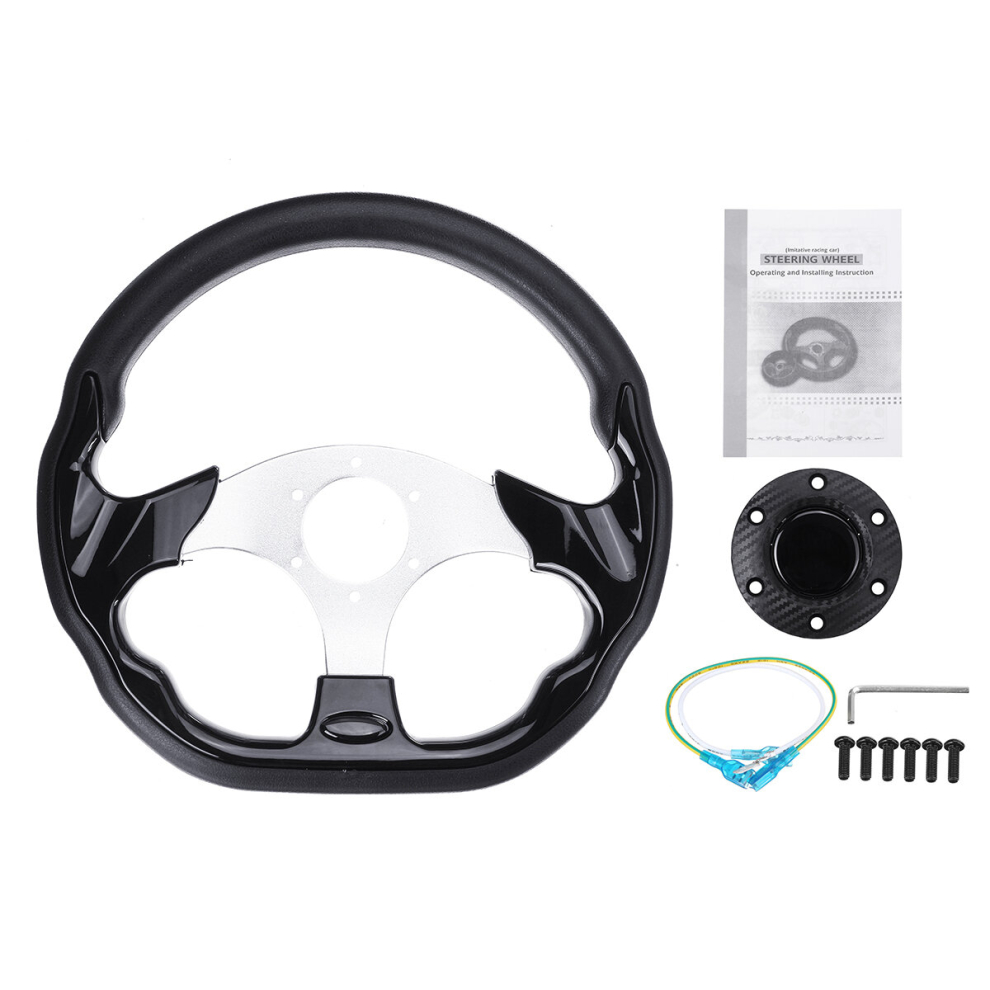 320Mm Universal Leather Racing Steering Wheel Sports Drifting Steering Wheel 013072000182