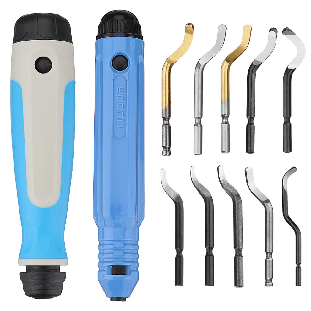 Ng1000 Nb1100 Burr Handle Scraper Deburring Tool 10Pcs Deburring Trimming Blade Cutter Tools Kit 612957406424